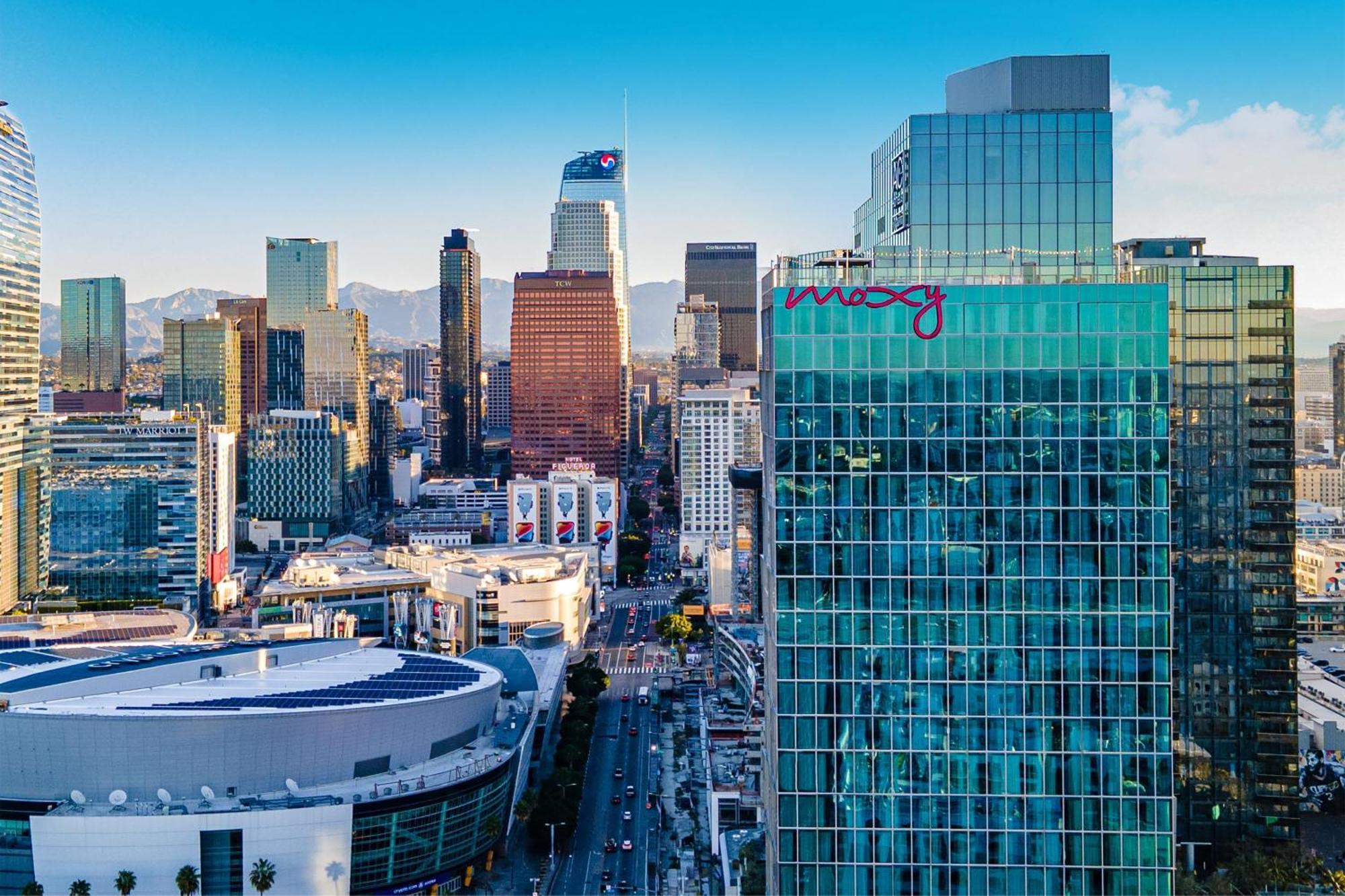 Moxy Downtown Los Angeles Buitenkant foto